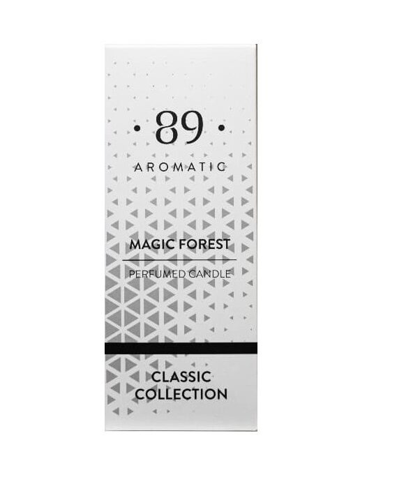 AROMATIC • 89 • PERFUMED CANDLE ROUND MIDI 6.5*6.5*17cm Palmu vaska aromātiska svece 680g