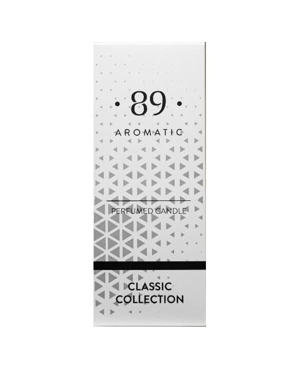 AROMATIC • 89 • WITH YOU PERFUMED CANDLE SQUARE MIDI 6.5*6.5*17cm Palmu vaska aromātiska svece 680g