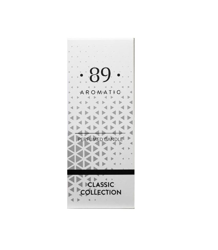 AROMATIC • 89 • WITH YOU PERFUMED CANDLE SQUARE MINI 5.5*5.5*14cm Palmu vaska aromātiska svece 390g