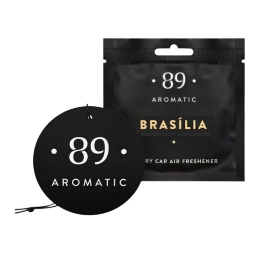 PĒDĒJĀ IESPĒJA! BRASILIA AROMATIC 89 • PERFUMED HANGING PAPER CAR AIR FRESHENER Piekaramais papīra gaisa atsvaidzinātājs 
