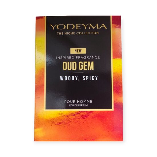 JAUNUMS! OUD GEM YODEYMA THE NICHE COLLECTION HOMME SAMPLE EDP Smaržu paraudziņš 1.2ml 