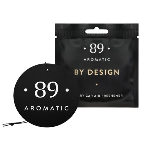 BY DESIGN AROMATIC 89 • PERFUMED HANGING PAPER CAR AIR FRESHENER Piekaramais papīra gaisa atsvaidzinātājs 