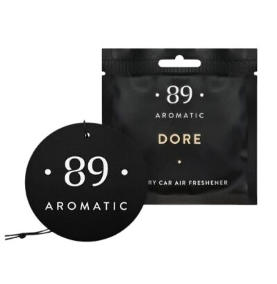 DORE AROMATIC 89 • PERFUMED HANGING PAPER CAR AIR FRESHENER Piekaramais papīra gaisa atsvaidzinātājs 