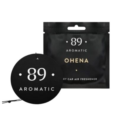 OHENA AROMATIC 89 • PERFUMED HANGING PAPER CAR AIR FRESHENER Piekaramais papīra gaisa atsvaidzinātājs 