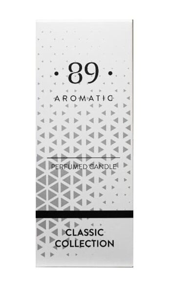 AROMATIC • 89 • WITH YOU PERFUMED CANDLE SQUARE MAXI 7.5*7.5*20cm Palmu vaska aromātiska svece 800g