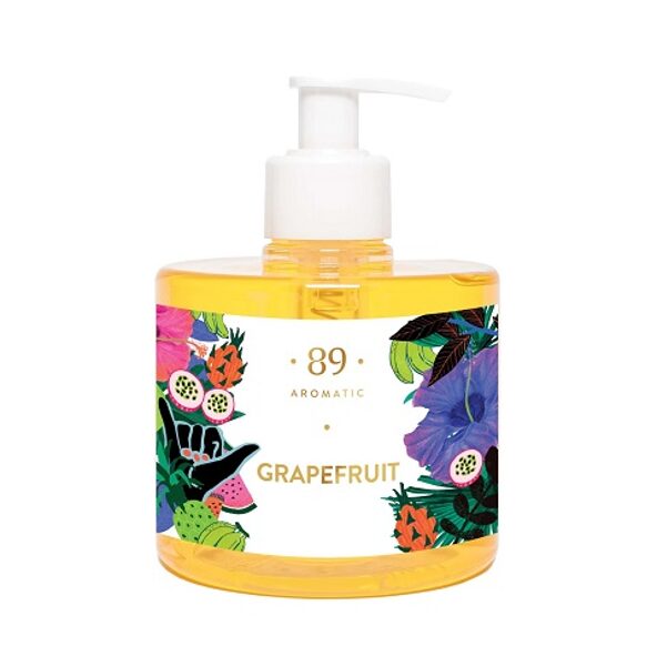 AROMATIC • 89 • GRAPEFRUIT HAND SOAP COLORFUL LINE Šķidrās ziepes rokam 300ml