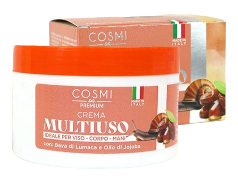COSMI PREMIUM SNAIL MULTIPURPOSE CREAM Daudzfunkcionāls krēms ar gliemežu gļotām, 200ml