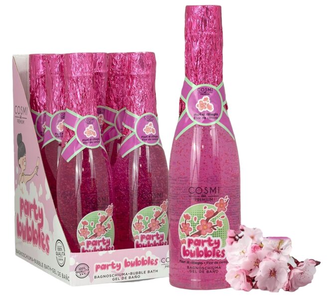 COSMI PREMUIM CHERRY BLOSSOM SHOWER GEL PARTY BUBBLES Dušas želeja 250ml - Sakura