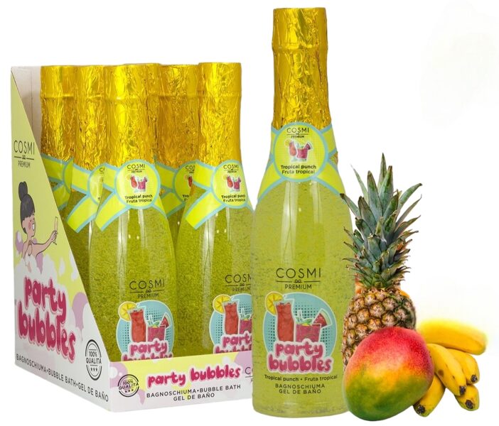 COSMI PREMUIM TROPICAL FRUITS SHOWER GEL PARTY BUBBLES Dušas želeja 250ml - Tropiskie augļi