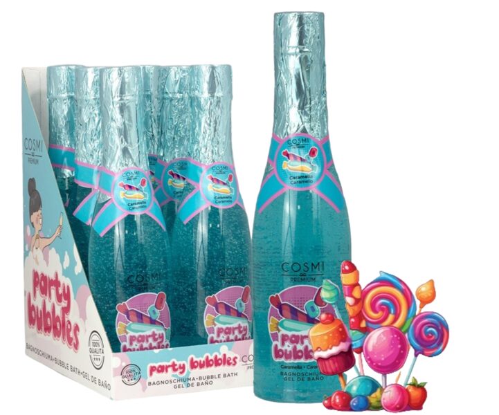 COSMI PREMUIM CANDY SHOWER GEL PARTY BUBBLES Dušas želeja 250ml - Karamele