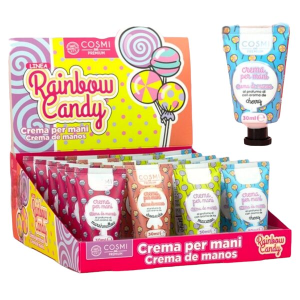 COSMI PREMIUM CHERRY HAND CREAM RAINBOW CANDY Roku krēms 30ml - Ķirsis