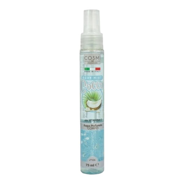 -60% AKCIJA! COSMI PREMUIM 106 COCONUT BODY MIST Parfimēts sprejs ķermenim Kokosrieksts, 75ml