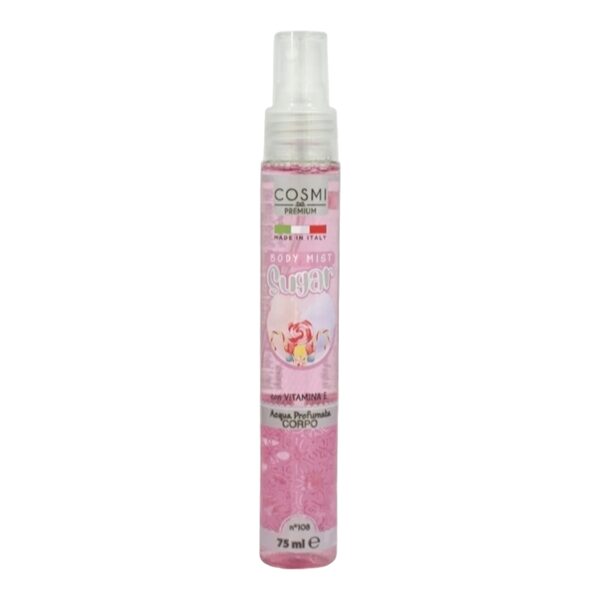 -60% AKCIJA! COSMI PREMUIM 108 SUGAR BODY MIST Parfimēts sprejs ķermenim Cukurvate, 75ml