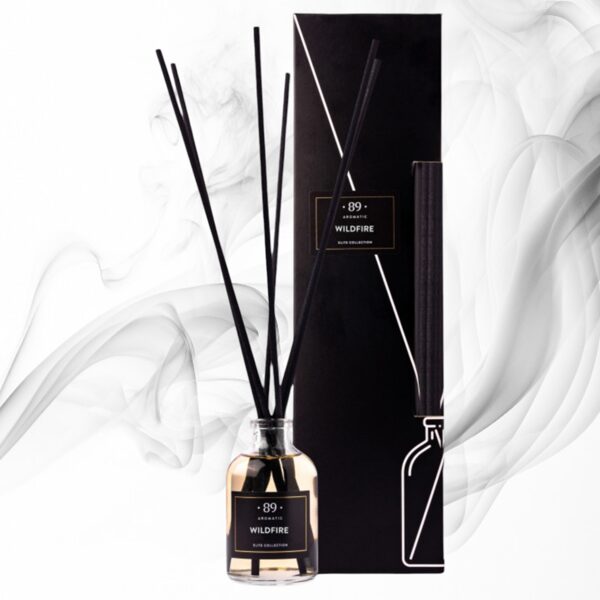 AROMATIC • 89 • WILDFIRE HOME SCENT Mājas smaržas ar kociņiem 50ml