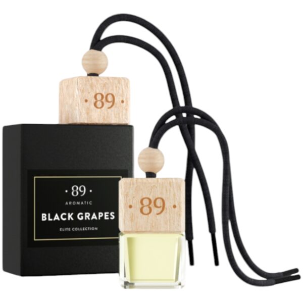 AROMATIC • 89 • BLACK GRAPES HANGING AIR FRESHENER Automašīnas gaisa atsvaidzinātājs 8ml