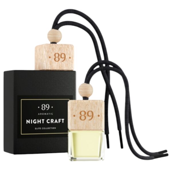 AROMATIC • 89 • NIGHT CRAFT HANGING AIR FRESHENER Automašīnas gaisa atsvaidzinātājs 8ml