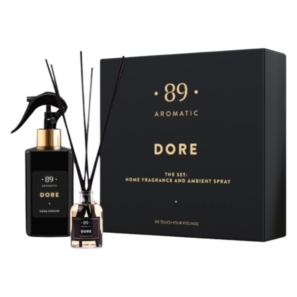 AROMATIC • 89 • DORE SET HOME FRAGRANCE AMBIENT SPRAY Mājas smaržu komplekts