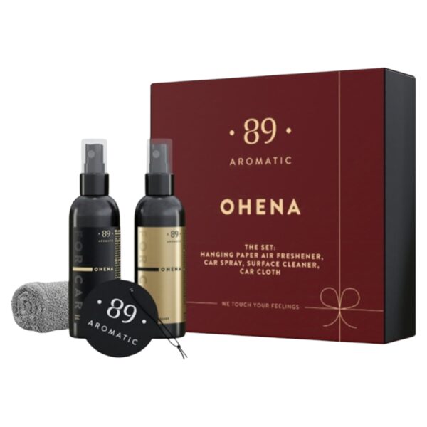 AROMATIC • 89 • OHENA CAR CARE SET CHRISTMAS EDITION Automobiļu kopšanas komplekts