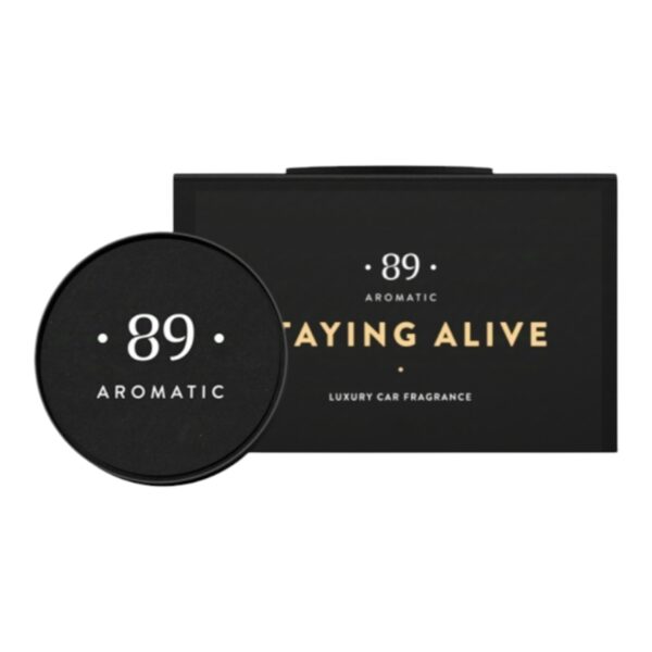 AROMATIC • 89 • STAYING ALIVE CAR AIR FRESHENER VENT CLIP Automašīnas gaisa atsvaidzinātājs 