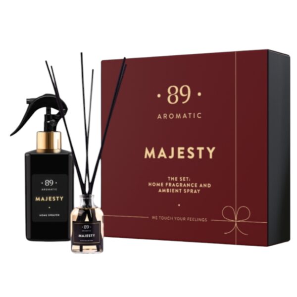 AROMATIC • 89 • MAJESTY SET HOME FRAGRANCE AMBIENT SPRAY CHRISTMAS EDITION Mājas smaržu komplekts