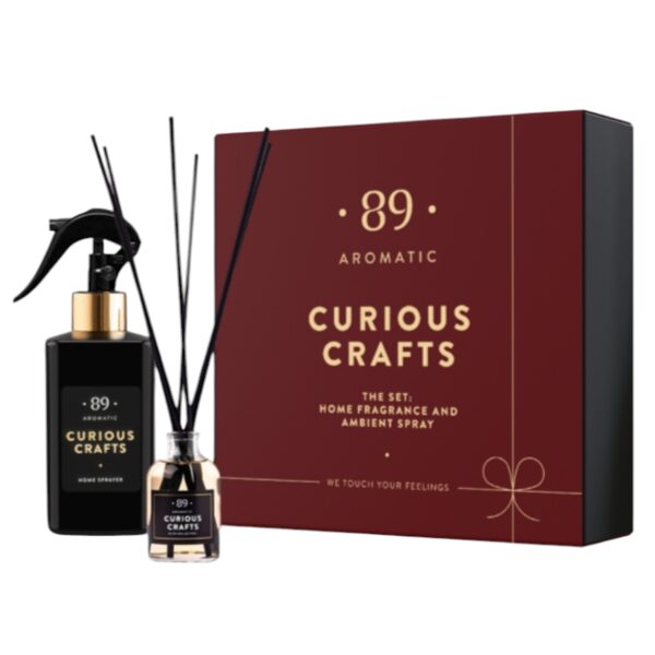 AROMATIC • 89 • CURIOUS CRAFTS SET HOME FRAGRANCE AMBIENT SPRAY CHRISTMAS EDITION Mājas smaržu komplekts