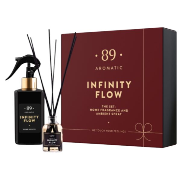 AROMATIC • 89 • INFINITY FLOW SET HOME FRAGRANCE AMBIENT SPRAY CHRISTMAS EDITION Mājas smaržu komplekts