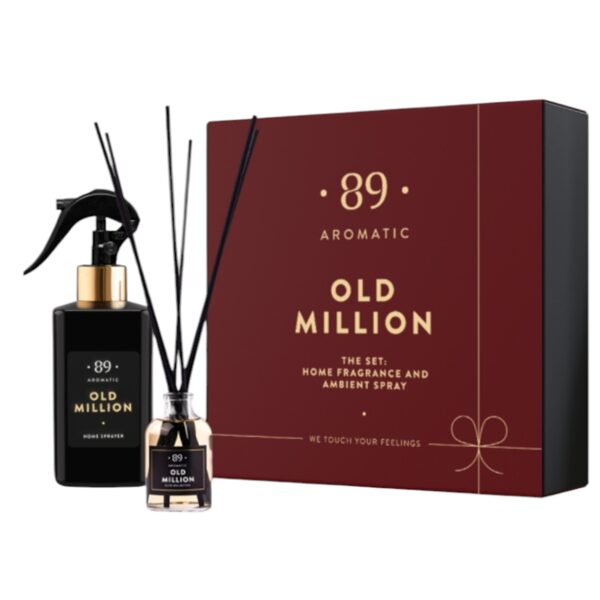 AROMATIC • 89 • OLD MILLION SET HOME FRAGRANCE AMBIENT SPRAY CHRISTMAS EDITION Mājas smaržu komplekts