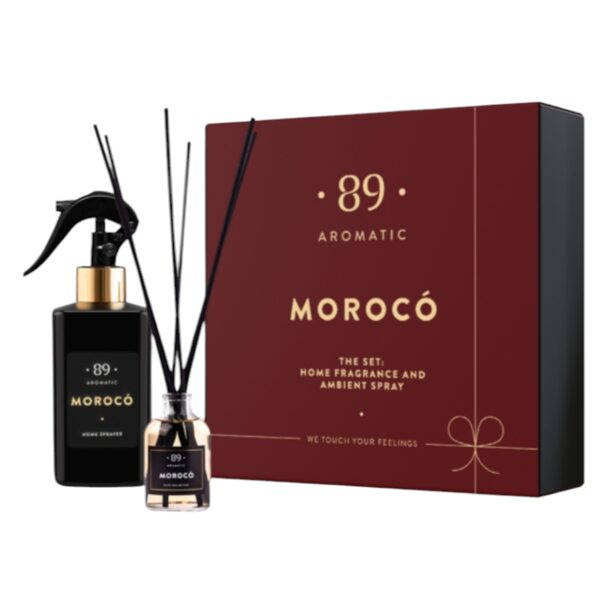 AROMATIC • 89 • MOROCO SET HOME FRAGRANCE AMBIENT SPRAY CHRISTMAS EDITION Mājas smaržu komplekts